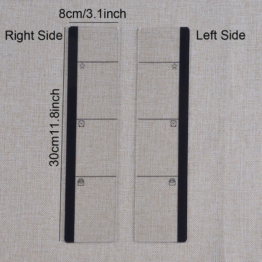 Clip para tablero de notas para monitor: espacio de trabajo aerodinámico, mejora la decoración con un soporte duradero para notas para el hogar y la oficina
