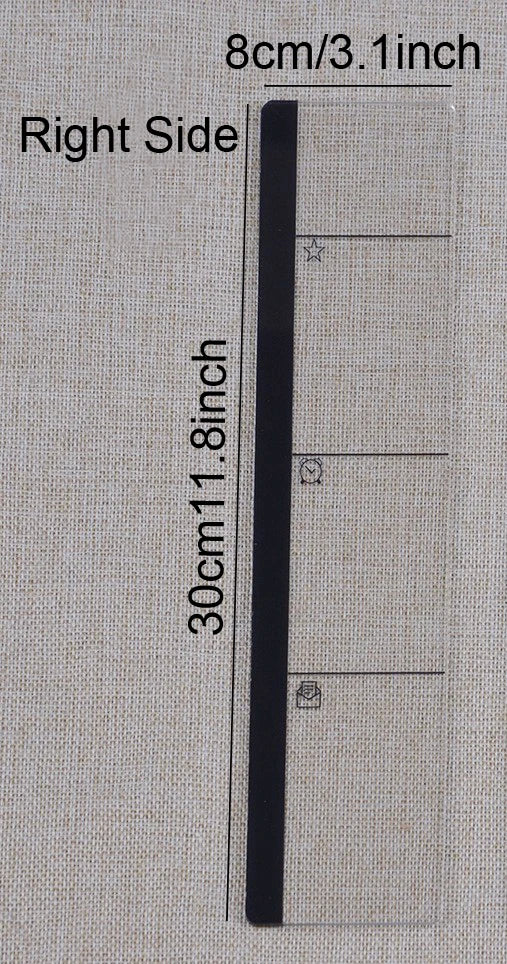 Clip para tablero de notas para monitor: espacio de trabajo aerodinámico, mejora la decoración con un soporte duradero para notas para el hogar y la oficina