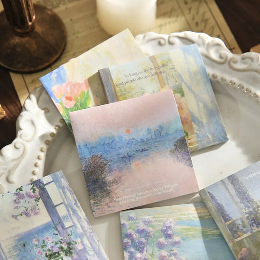 Mr. Paper-Juego de 90 hojas de PET, paquete de tres disfrute, pegatina de nota N veces, Ins literario para notas de estudiante, mensaje de oficina, nota Post-It