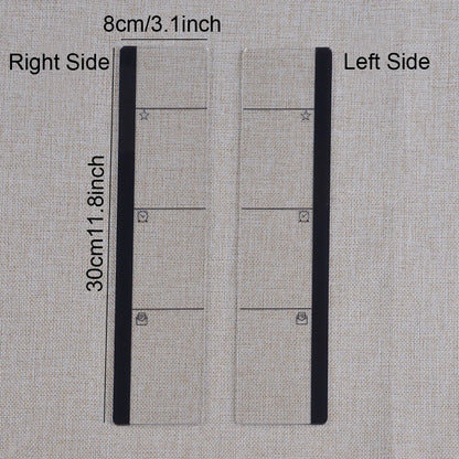 Clip para tablero de notas para monitor: espacio de trabajo aerodinámico, mejora la decoración con un soporte duradero para notas para el hogar y la oficina