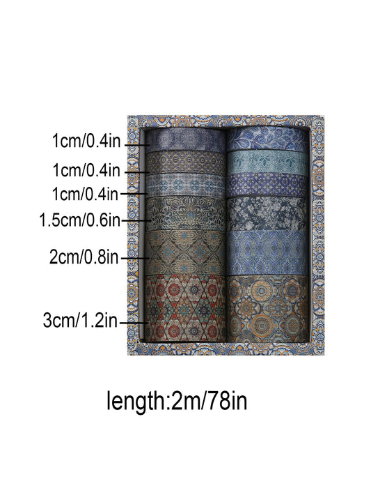 Colección de Washi Tapes "Patrones del Mundo"