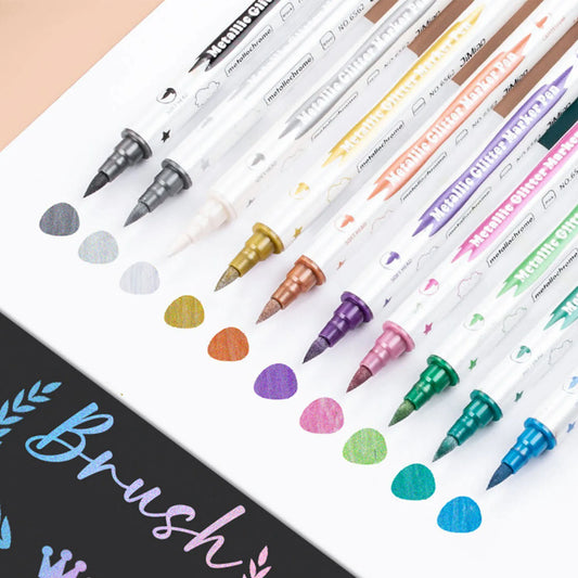 Set de Rotuladores "Destello Metálico"