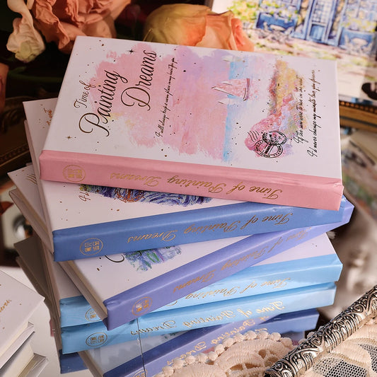 Cuaderno de bolsillo de 80 hojas A7, planificador de notas con páginas forradas gruesas para estudiantes, Mini diario de tapa dura para tomar notas